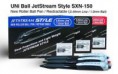 UNIBALL JET STREAM AZUL, NEGRO Y ROJO